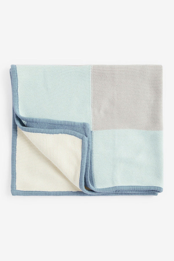 Blue Patchwork blanket