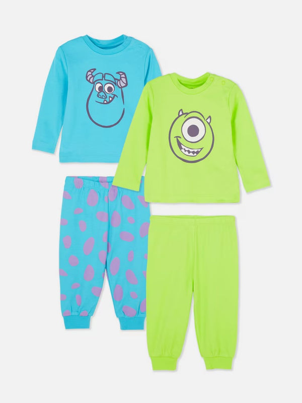 Disney monsters inc 2 pk pyjama