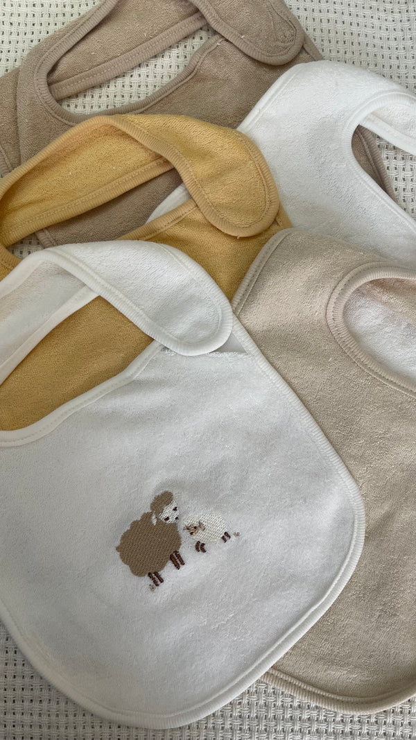 Sheep 5 pk bibs