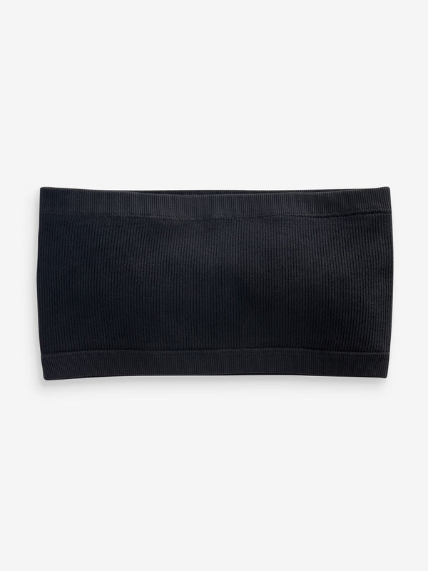 Black Bandeau Crop Tops 1 Pack (7-16yrs)