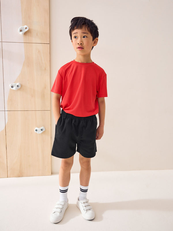 Black Rugby Sports Shorts (3-16yrs)