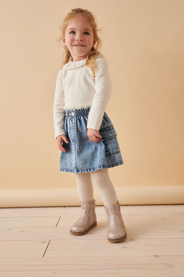 Denim Cargo Skirt (3mths-7yrs)