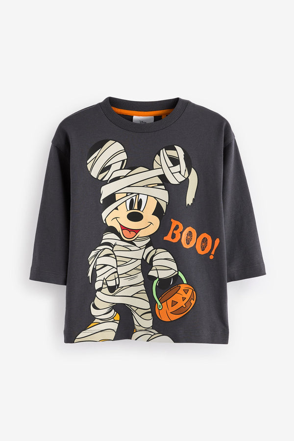 Charcoal Grey Mickey Mouse Halloween T-Shirt (immediate)