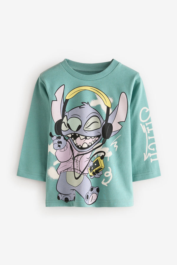 Minerals Blue Lilo and Stitch Long Sleeve T-Shirt (3mths-8yrs)