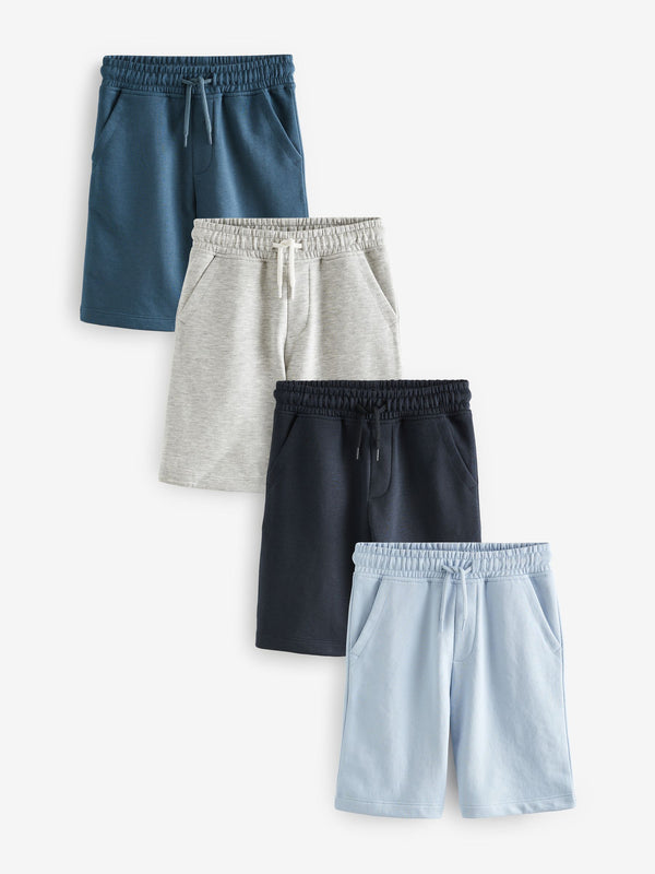 Blue/Navy Regular Fit Basic Shorts (3-16yrs)