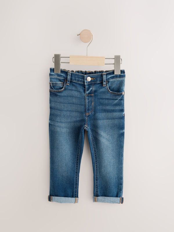 Mid Blue Denim Regular Fit Comfort Stretch Jeans (3mths-7yrs)