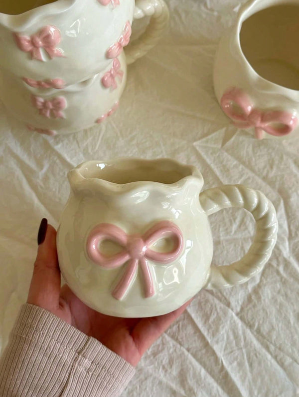 Beautiful bow coffee mug