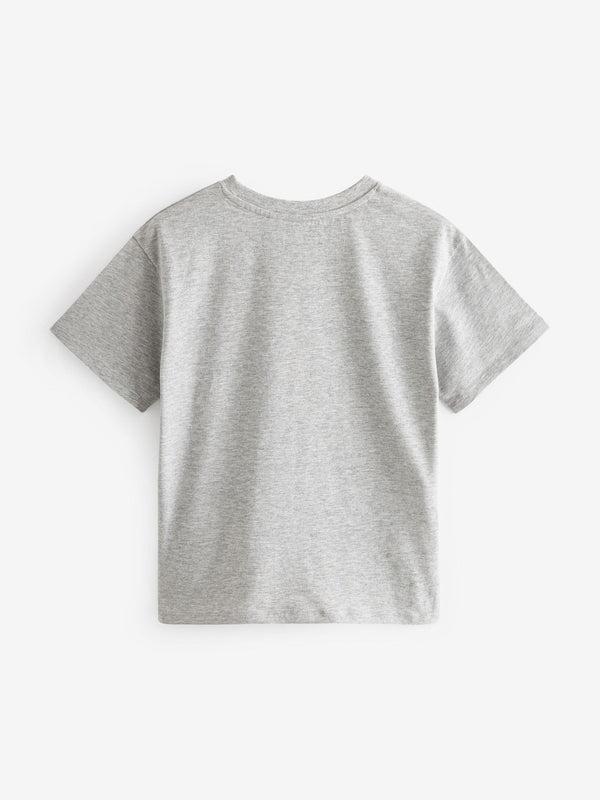 Black/White/Grey Oversized T-Shirts 3 Pack (3-16yrs)