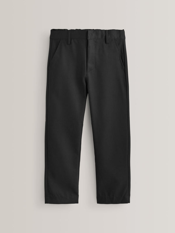 Black Plus Waist Regular Leg School Trousers (3-17yrs)