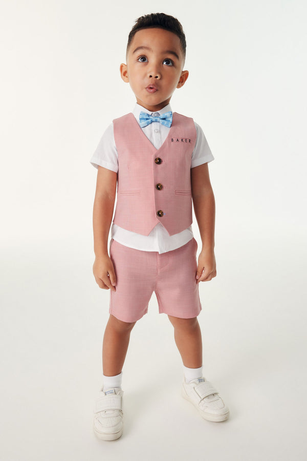 Baker by Ted Baker Shirt Waistcoat and Short Set