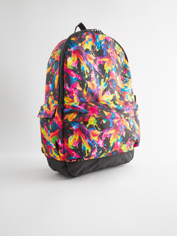 Multi Bright Marble Backpack