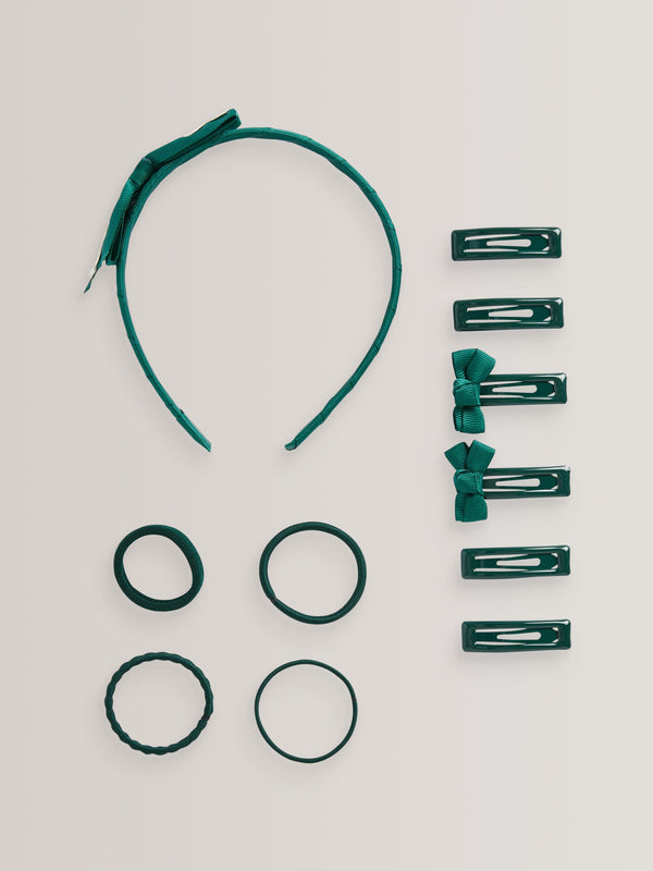 Green Hair Accessories Bundle