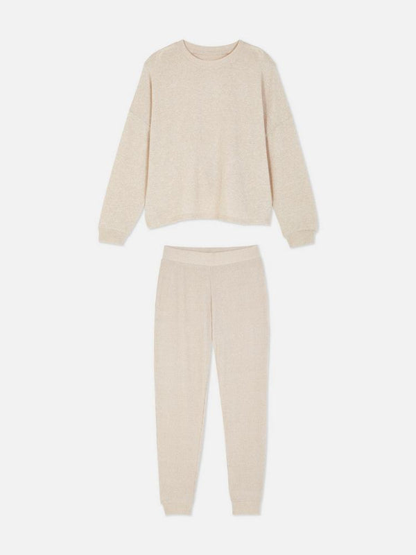 Women beige pyjamas