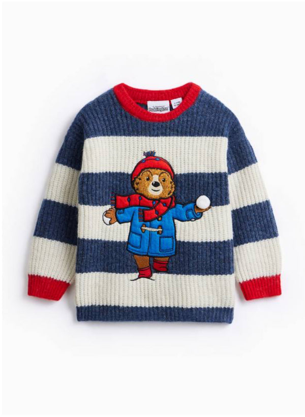 Tu Paddington Navy Striped Knitted Jumper