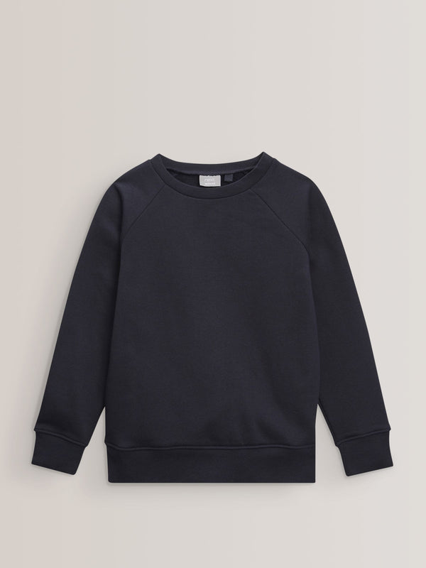 Navy Blue Crew Neck School Sweater (3-17yrs)