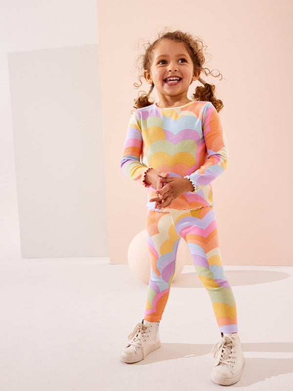 Rainbow Rib Jersey Leggings (3mths-7yrs)