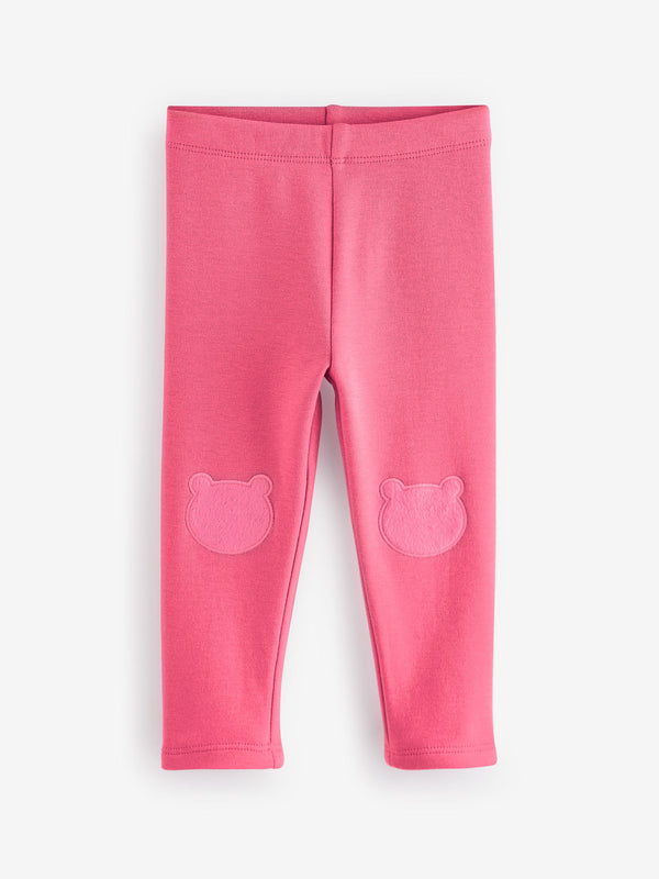 Pink Cosy Fleece Lined Leggings (3mths-7yrs)