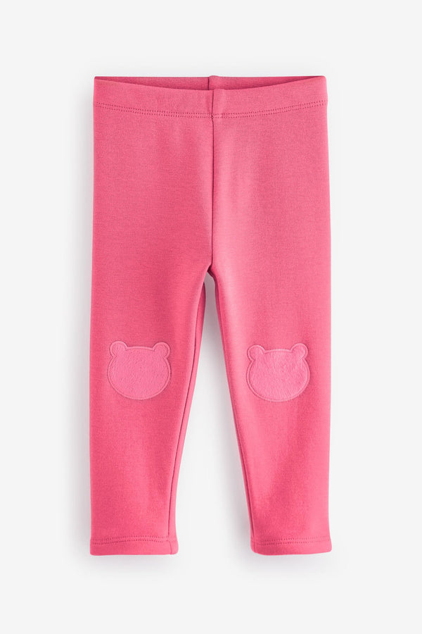 Pink Cosy Fleece Lined Leggings (3mths-7yrs)