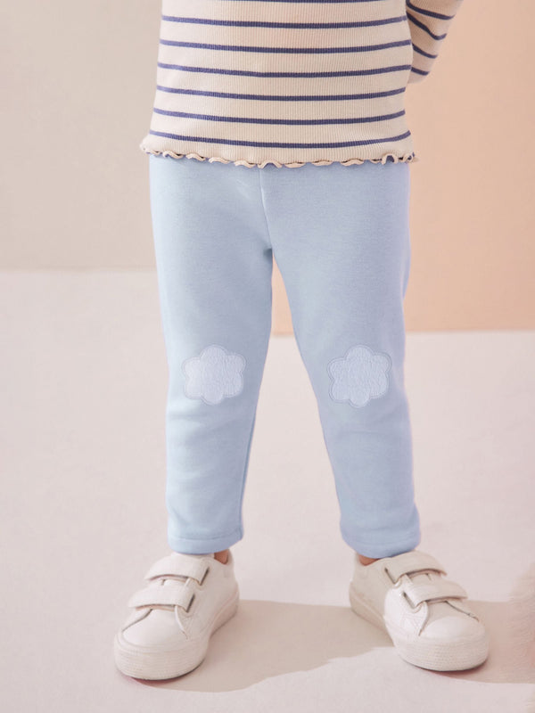 Pale Blue Cosy Fleece Lined Leggings (3mths-7yrs)