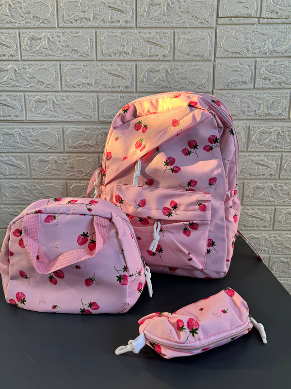 3 piece set school bag