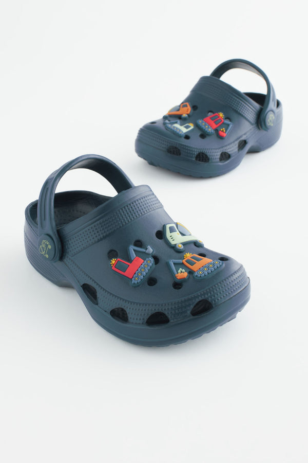 Navy Transport Clogs