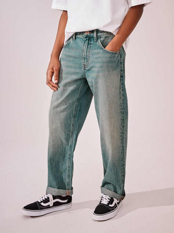 Blue Tint Wide Fit Super Wide Fit Authentic Jeans (3-16yrs)