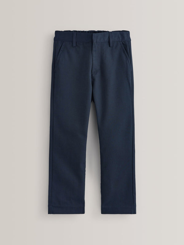 Navy Regular Waist Regular Leg School Trousers (3-17yrs)