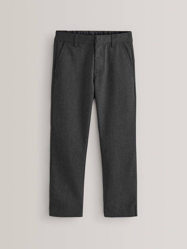 Grey Regular Waist Regular Leg School Trousers (3-17yrs)