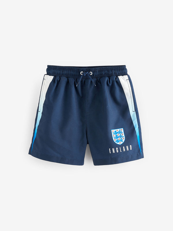 Navy England Football Swim Shorts (3-16yrs)