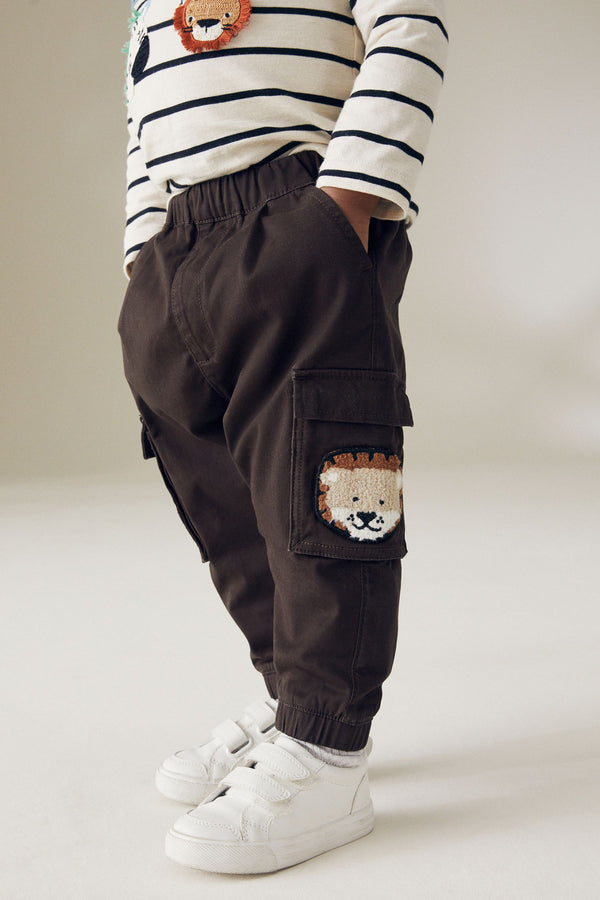 Brown Cargo Trousers (3mths-7yrs)