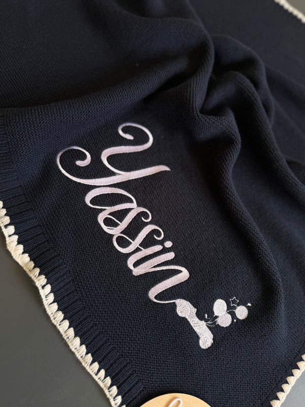 Customized fleece baby blanket