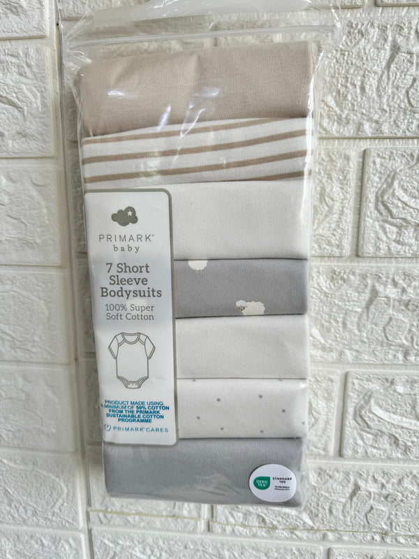 Primark 7 pk sheep bodysuit
