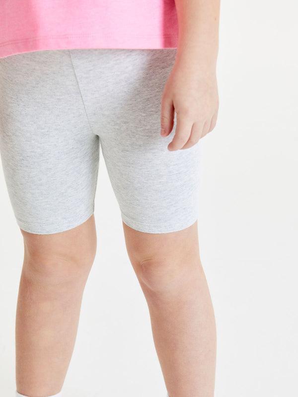 Grey Marl Cycle Shorts (3-16yrs)
