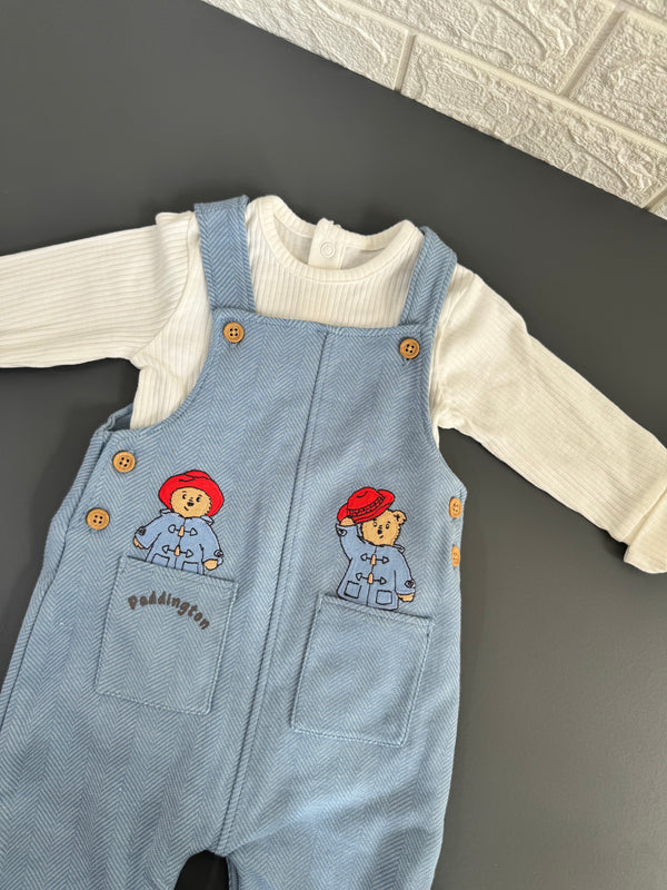 Paddington dungarees set