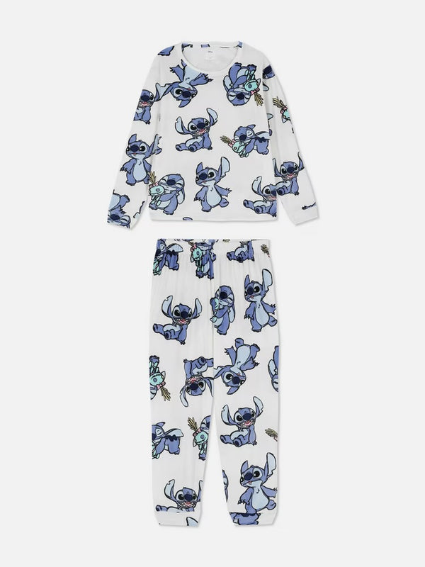 Stitch velvet pyjama