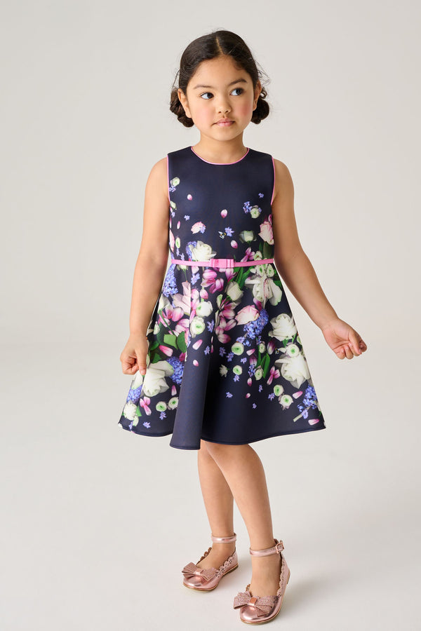 Baker by Ted Baker Navy Floral Scuba Dress