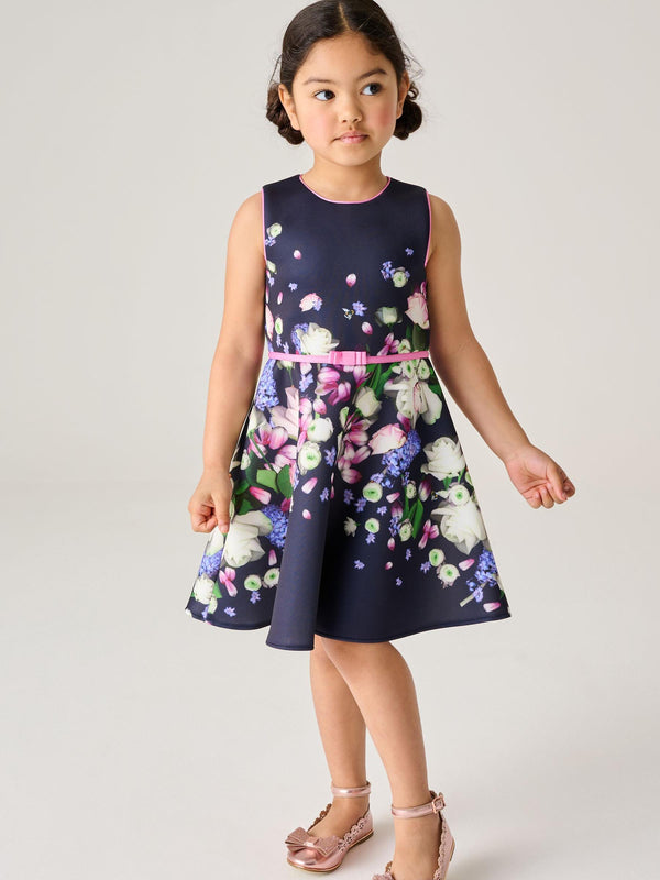 Baker by Ted Baker Navy Floral Scuba Dress