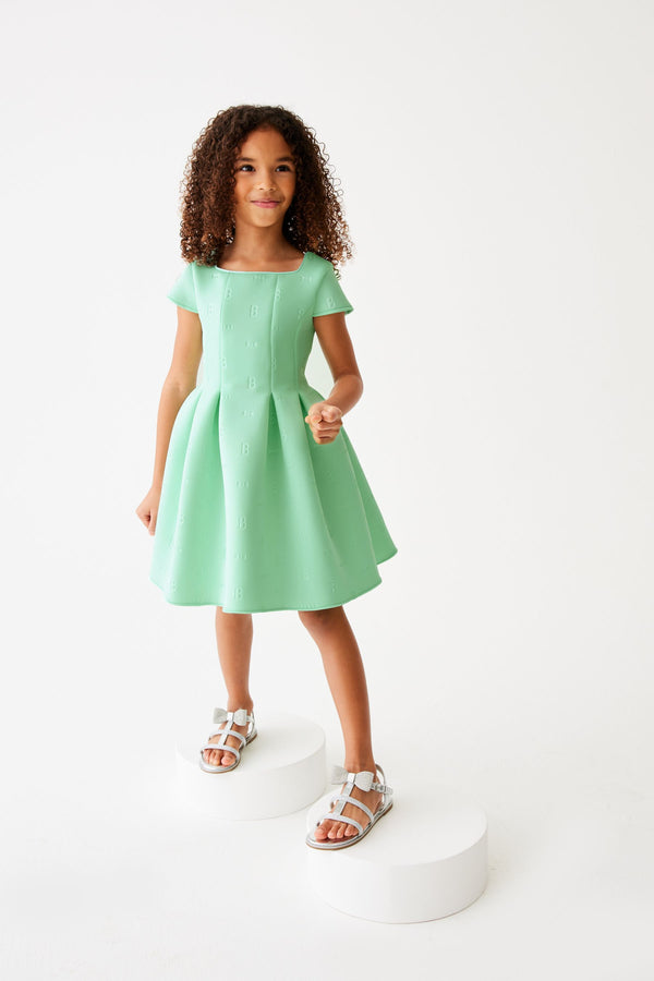 Mint Green Baker by Ted Baker Navy Embossed Scuba Dress