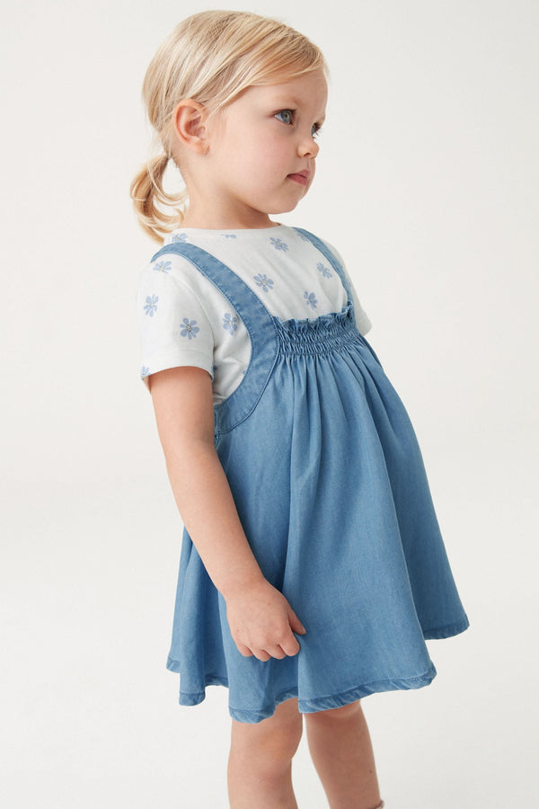 Denim Pinny Skirt Set (3mths-7yrs)