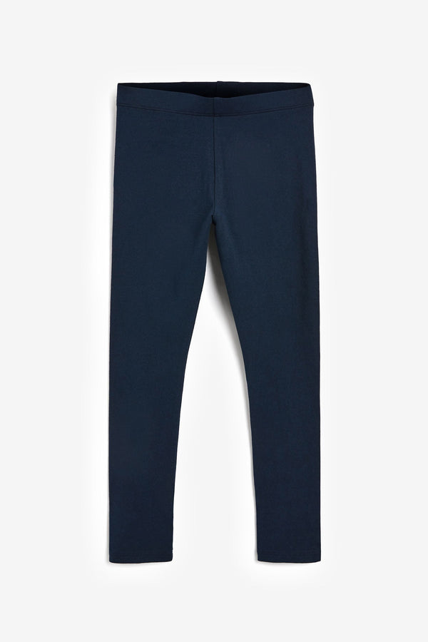 Navy Blue Long Length Leggings (3-16yrs)