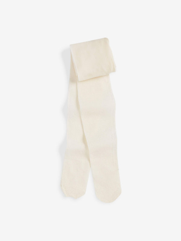 Ecru Bridesmaid Flower Girl Sparkle Single Pack Tights