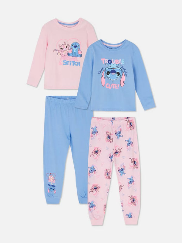 2 pk disney stitch pyjama