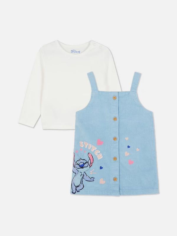 Disney stitch pinafore dress