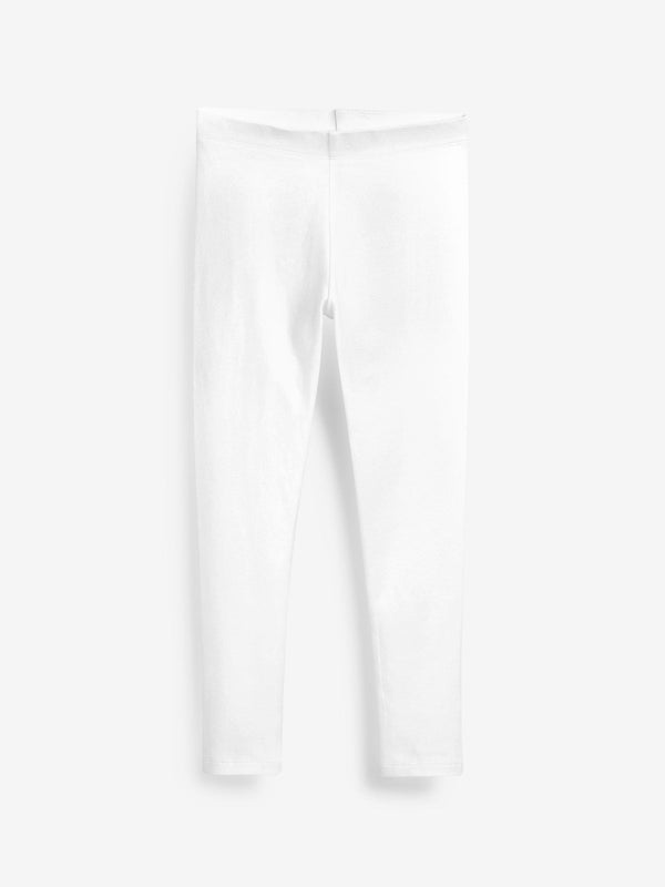 White Regular Fit Leggings (3-16yrs)