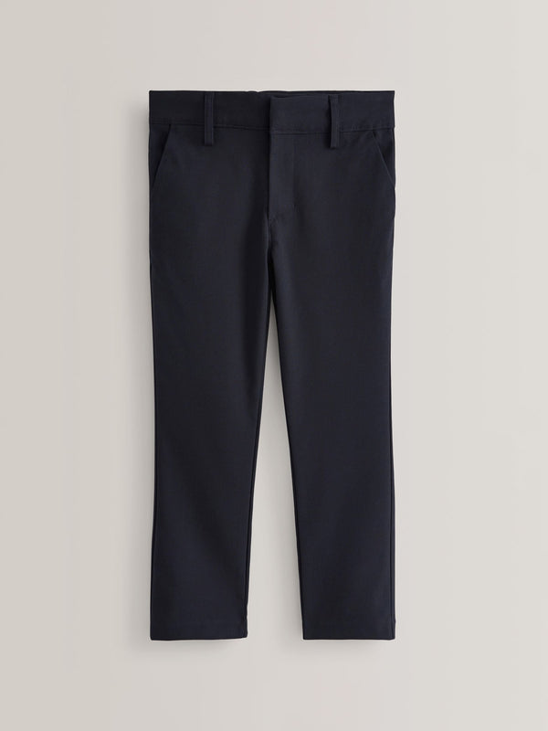 Navy Regular Waist School Formal Stretch Skinny Trousers (3-17yrs)