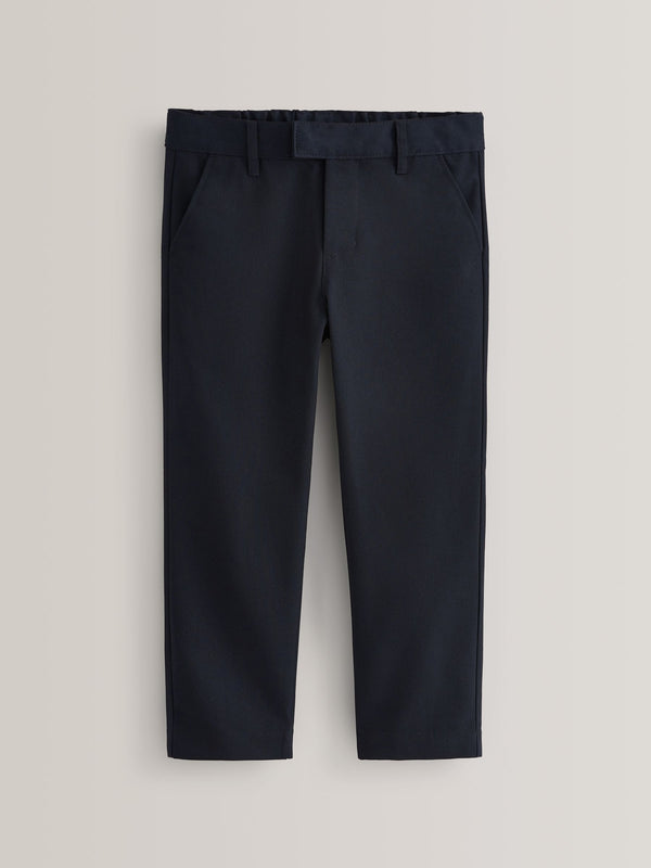 Navy Plus Waist School Formal Slim Trousers (3-17yrs)