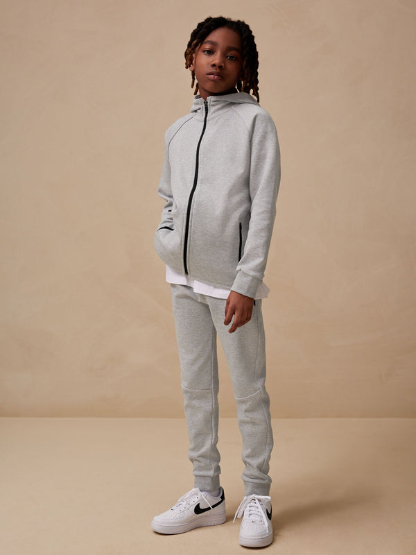 Grey Tech Sportswear Hoodie and Joggers Set (3-16yrs)