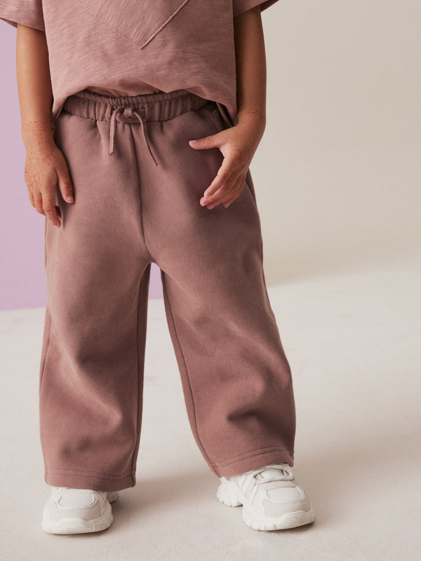 Brown Wide Leg Joggers (3mths-7yrs)