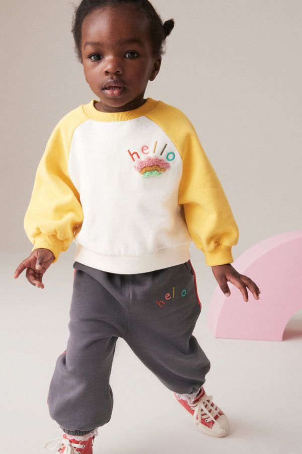 Yellow Sweater & Joggers Set (3mths-7yrs)