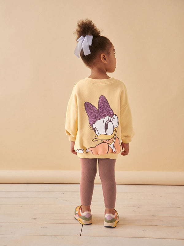 Yellow Daisy Duck Sweatshirt & Leggings Set (3mths-7yrs)